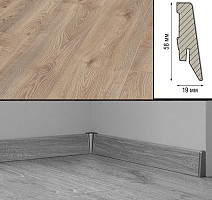 Плинтус Плинтус МДФ Kronotex ламинированный D3669 Плинтус ламинированный МДФ Kronotex Дуб Макро бежевый фото 1 | FLOORDEALER